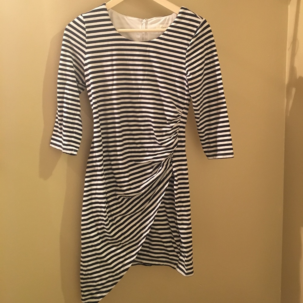 Striped office dress